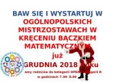 Bączek Matematyczny 2018, 
