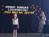 Konkurs "Fiku Miku na języku", 
