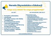 Podsumowanie Narady Obywatelskiej o Edukacji,