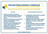 Podsumowanie Narady Obywatelskiej o Edukacji,