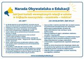 Podsumowanie Narady Obywatelskiej o Edukacji,