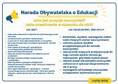 Podsumowanie Narady Obywatelskiej o Edukacji,