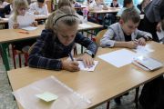 111 lat istnienia szkoły w Skrzeszewie - zajęcia w salach, mecz Rodzice - Uczniowie, 
