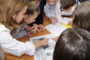 111 lat istnienia szkoły w Skrzeszewie - zajęcia w salach, mecz Rodzice - Uczniowie, 