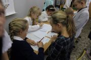 111 lat istnienia szkoły w Skrzeszewie - zajęcia w salach, mecz Rodzice - Uczniowie, 