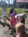 Spotkanie uczniów klas pierwszych ze strażakami,